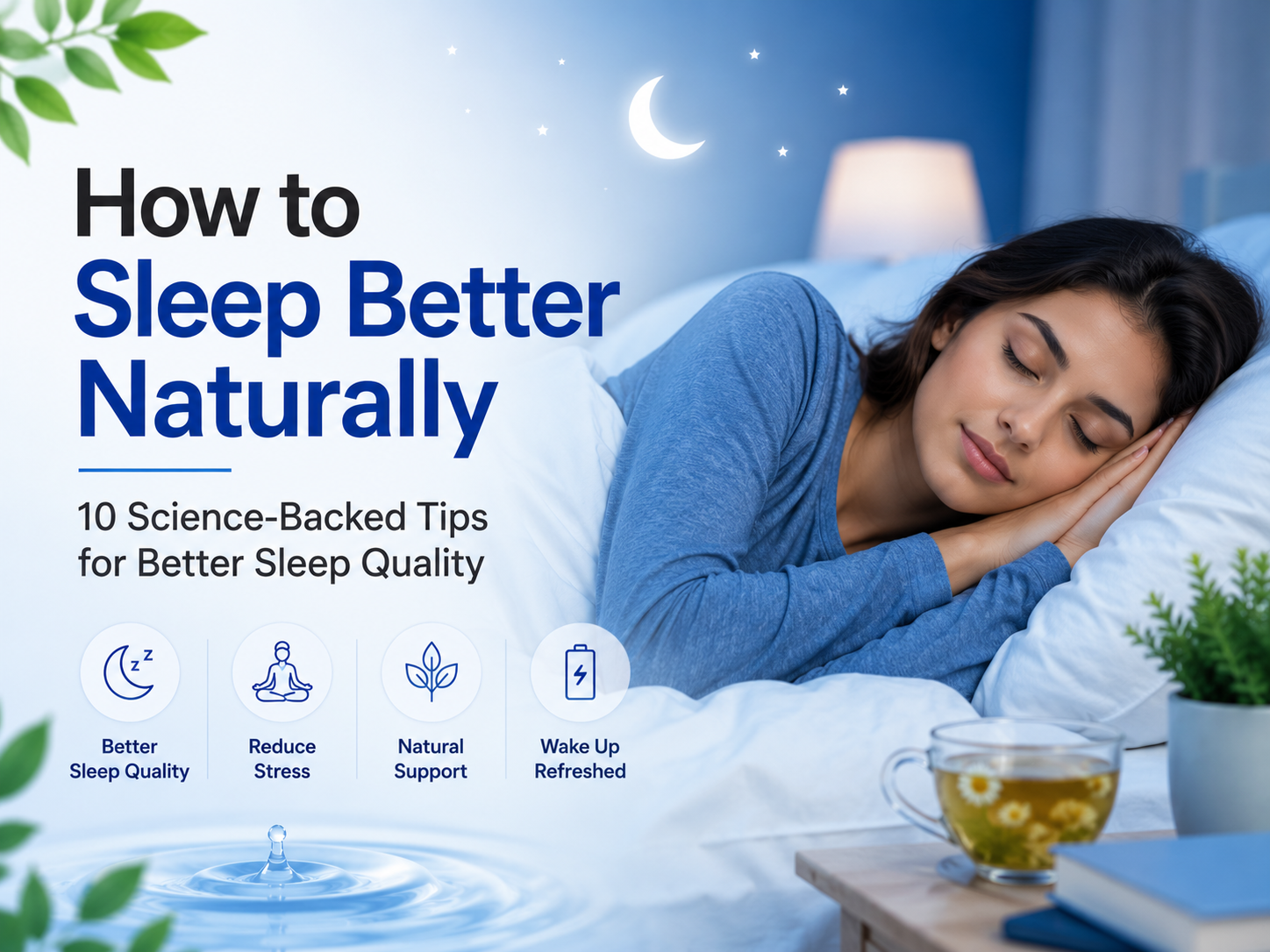 How to Sleep Better Naturally: 10 Science-Backed Tips for Better Sleep Quality