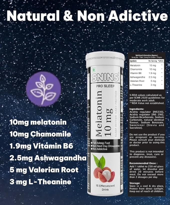 snins-pro-sleep-10-mg-melatonin-ashwagandha-effervescent-sleep-drink-litchi-flavour