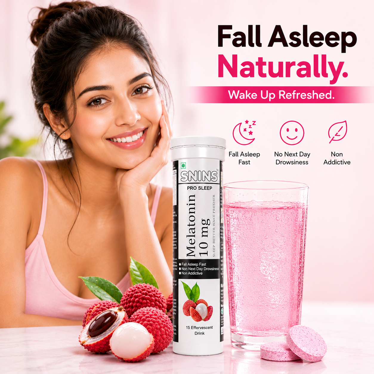 snins-pro-sleep-10-mg-melatonin-ashwagandha-effervescent-sleep-drink-litchi-flavour